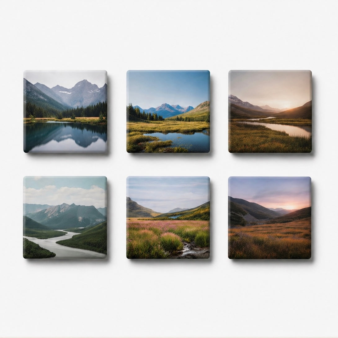 Square Photo Magnet – 5 x 5 cm
