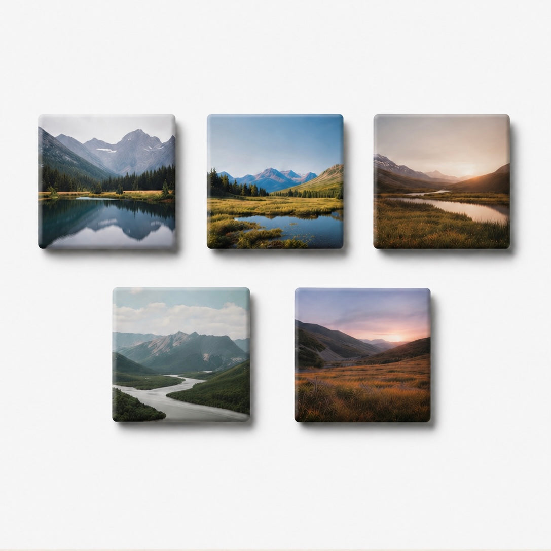 Square Photo Magnet – 5 x 5 cm