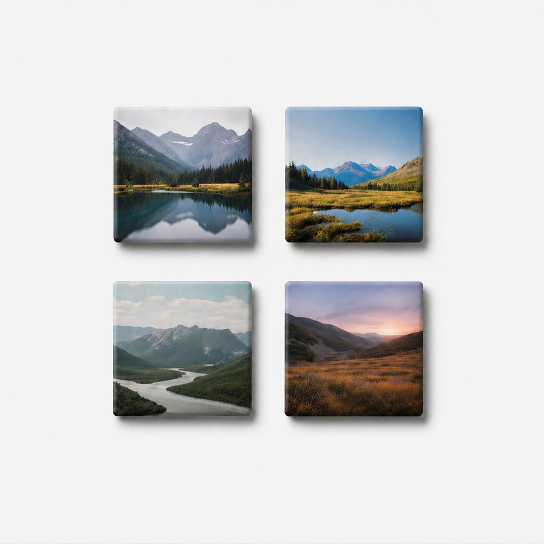 Square Photo Magnet – 5 x 5 cm